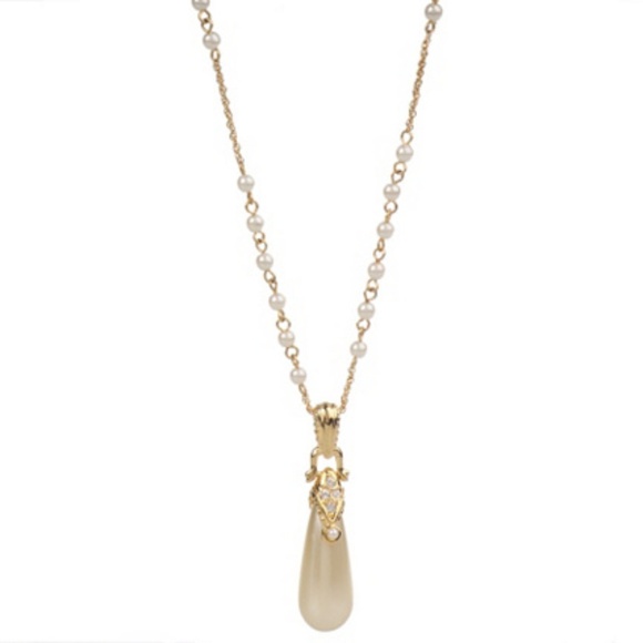 Nolan Miller Jewelry - Nolan Miller Vienna Pendant - Simulated Pearl